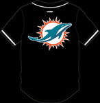 Camiseta De Béisbol Mesh Button Down Pro Standard Dolphins HOMBRE