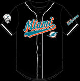 Camiseta De Béisbol Mesh Button Down Pro Standard Dolphins HOMBRE