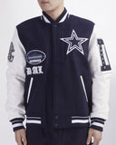 Chamarra Universitaria Lana Varsity Old Pro Standard Cowboys HOMBRE