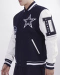 Chamarra Universitaria Lana Varsity Old Pro Standard Cowboys HOMBRE
