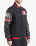 Chamarra Universitaria Lana Varsity Old Pro Standard 49ers HOMBRE