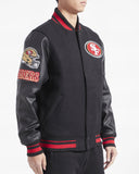 Chamarra Universitaria Lana Varsity Old Pro Standard 49ers HOMBRE