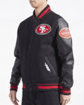 Chamarra Universitaria Lana Varsity Old Pro Standard 49ers HOMBRE