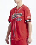 Camiseta De Béisbol Mesh Button Down Pro Standard 49ers HOMBRE