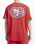 Camiseta De Béisbol Mesh Button Down Pro Standard 49ers HOMBRE