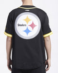 Camiseta De Béisbol Mesh Button Down Pro Standard Steelers HOMBRE