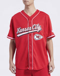 Camiseta De Béisbol Mesh Button Down Pro Standard  Chiefs HOMBRE