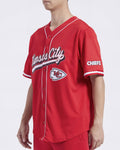 Camiseta De Béisbol Mesh Button Down Pro Standard  Chiefs HOMBRE