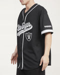 Camiseta De Béisbol Mesh Button Down Pro Standard Raiders HOMBRE