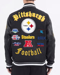 Chamarra Universitaria Lana Varsity Pro Standard Steelers HOMBRE