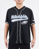 Camiseta De Béisbol Mesh Button Down Pro Standard Eagles HOMBRE