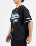 Camiseta De Béisbol Mesh Button Down Pro Standard Eagles HOMBRE