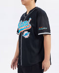 Camiseta De Béisbol Mesh Button Down Pro Standard Dolphins HOMBRE