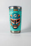 Termo Norday 590ml Máscara Luchador NFL Miami Dolphins