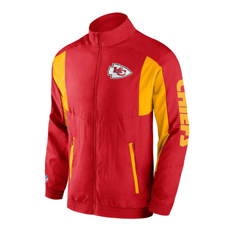 Chamarra Fanatics Woven Track Kansas City Chiefs HOMBRE