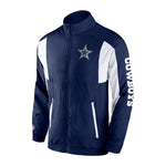 Chamarra Fanatics Woven Track Dallas Cowboys HOMBRE