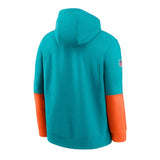 Sudadera Con Gorro Sideline Team Issue Club 24 NFL Dolphins Hombre