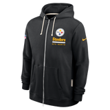 Sudadera Nike 25 SideLine FZ Steelers Hombre