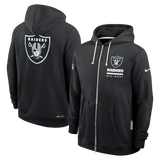 Sudadera Nike 25 SideLine FZ Raiders Hombre