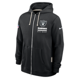 Sudadera Nike 25 SideLine FZ Raiders Hombre