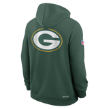 Sudadera Nike 25 SideLine FZ Packers Hombre