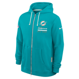 Sudadera Nike 25 SideLine FZ Dolphins Hombre