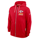 Sudadera Nike 25 SideLine FZ Chiefs Hombre