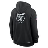 Sudadera Nike 25 SideLine FZ Raiders Hombre