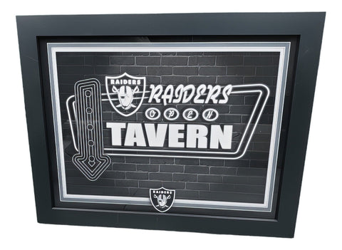 Cuadro Neon Tavern Fan Creations Las Vegas Raiders