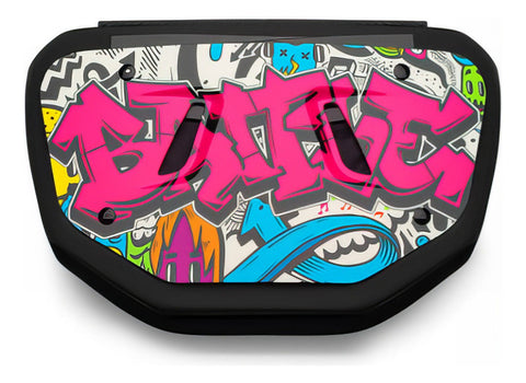 Back Plate Battle Sports Graffiti Youth