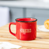 Taza De Cerámica Evergreen Camp Cup 400ml 49ers - NERIAS DEPORTES