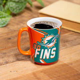 Taza De Cerámica 400ml Evergreen Con Caja Dolphins