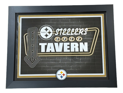 Cuadro Neon Tavern Fan Creations Pittsburgh Steelers