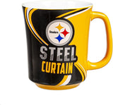 Taza De Cerámica 400ml Evergreen Con Caja Steelers - NERIAS DEPORTES