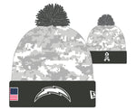 Gorro Sport Knit Salute To Service 24 Los Angeles Chargers