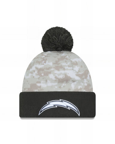 Gorro Sport Knit Salute To Service 24 Los Angeles Chargers