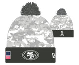 Gorro Sport Knit Salute To Service 24 San Francisco 49ers