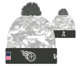 Gorro Sport Knit Salute To Service 24 Tennessee Titans