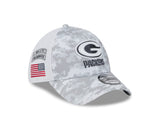 Gorra 3930 Salute To Service 24 New Era Green Bay Packers