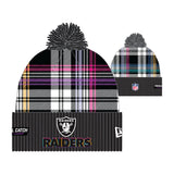 Gorro Sport Crucial Catch 24 Knit Las Vegas Raiders