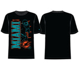 Playera New Era Training 26 Black NFL Miami Dolphins Hombre
