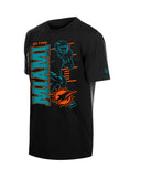 Playera New Era Training 26 Black NFL Miami Dolphins Hombre