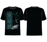 Playera New Era Training 26 Black NFL Philadelphia Eagles Hombre