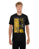 Playera New Era Training 26 Black NFL Pittsburgh Steelers Hombre