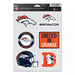 CALCOMANIA SET MULTIUSOS 6PK BRONCOS WINCRAFT