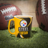 Taza De Cerámica 400ml Evergreen Con Caja Steelers - NERIAS DEPORTES