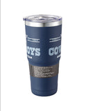 Termo NFL 26 Metal Tumbler Cowboys 650 ml