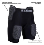 Calzonera Lycra Schutt con Protección Protech Tri Negro Youth