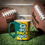 Taza De Cerámica 400ml Evergreen Con Caja Packers