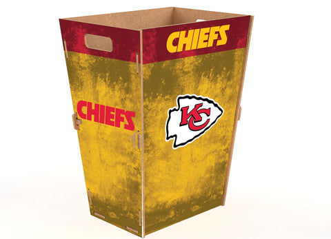 BOTE MADERA TRASH BIN CHIEFS FAN CREATIONS